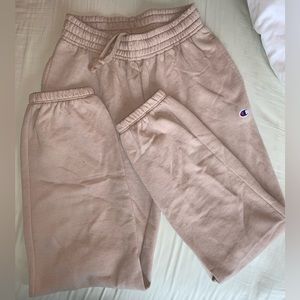Tan Champion sweatpants